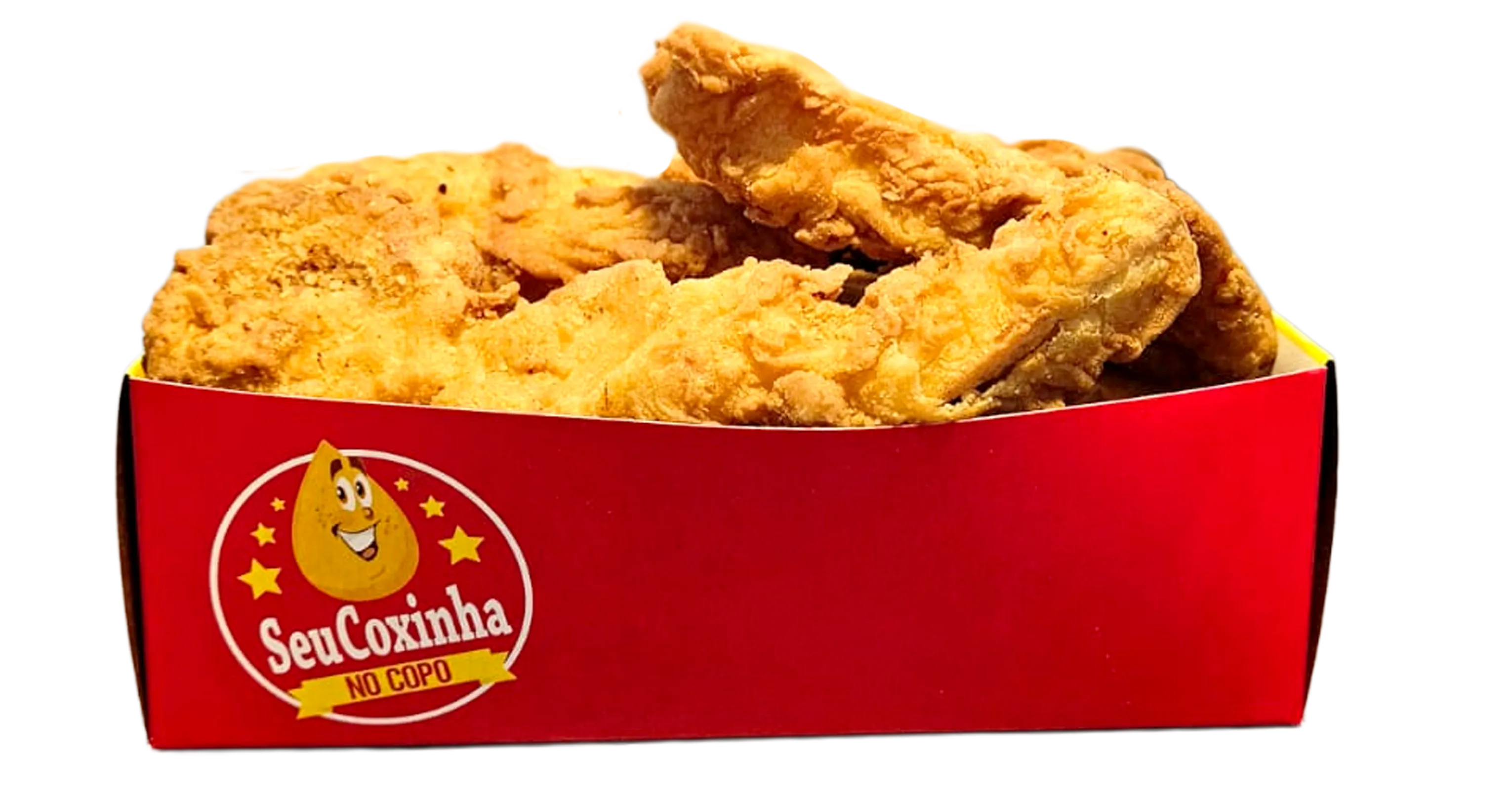 Tiras de frango empanado